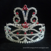 Beauty Round diamond princess crown for girls